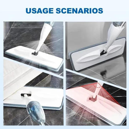 360° Spray Mop Cleaner with Refillable Water Tank & Microfiber Pad