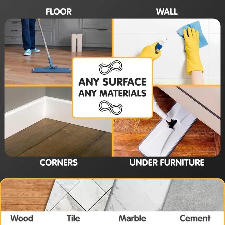 360° Spray Mop Cleaner with Refillable Water Tank & Microfiber Pad